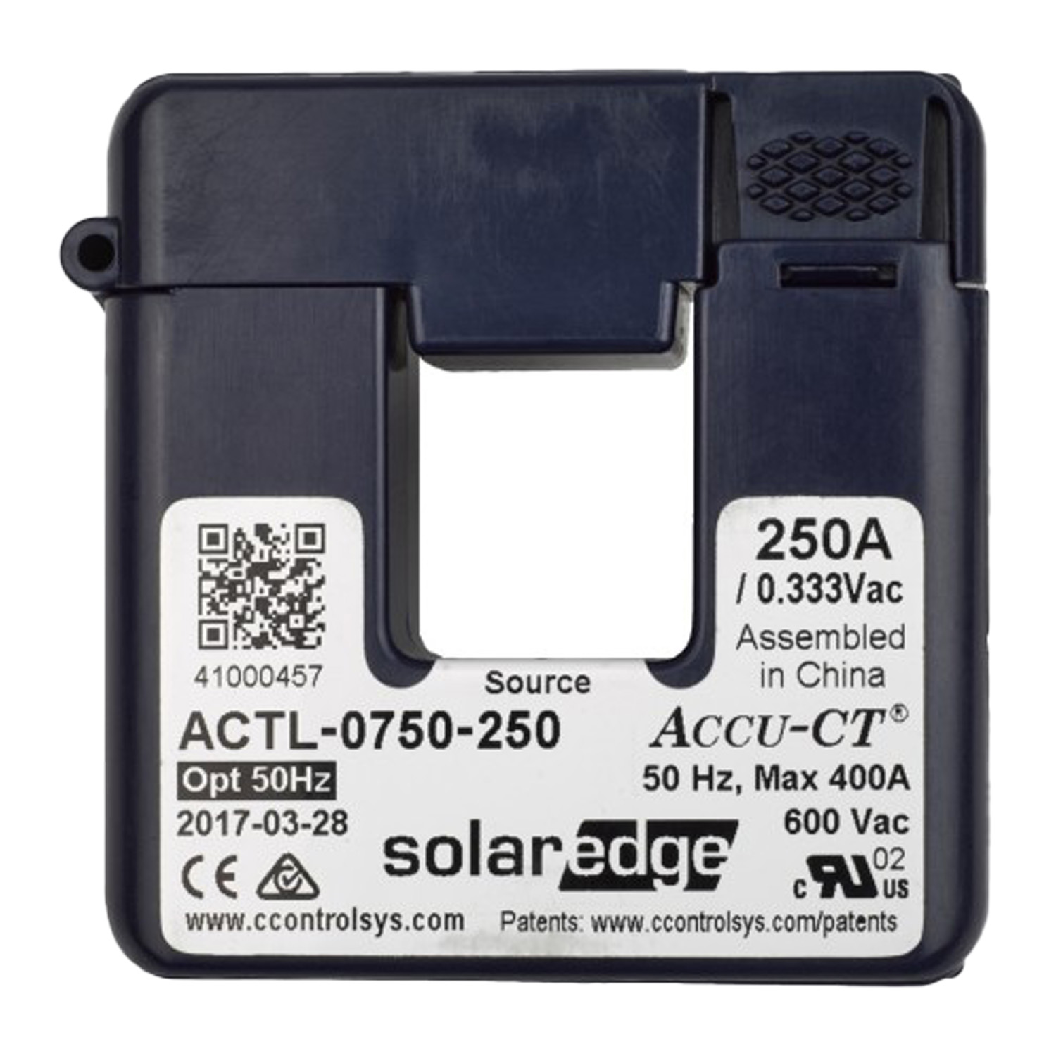 SOLAR EDGE 250A Transformateur de courant