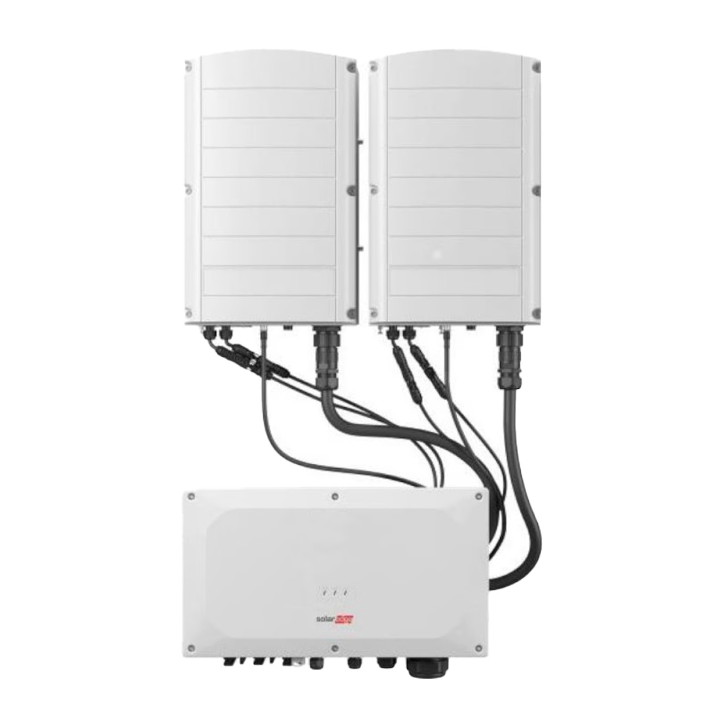 Onduleur SOLAR EDGE SE66.6K - RW00IBNM4 + 2 unités auxiliaires SESUK-RW00INNN4