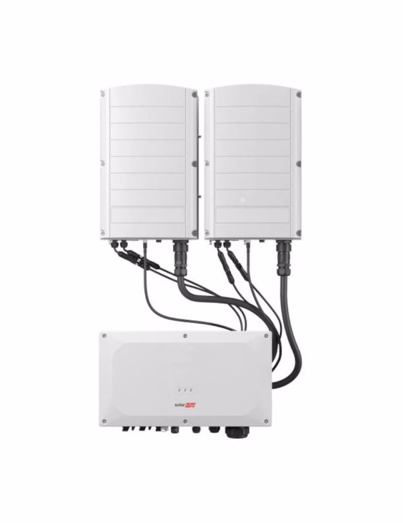 Onduleur SOLAR EDGE SE66.6K - RW00IBNM4 + 2 unités auxiliaires SESUK-RW00INNN4