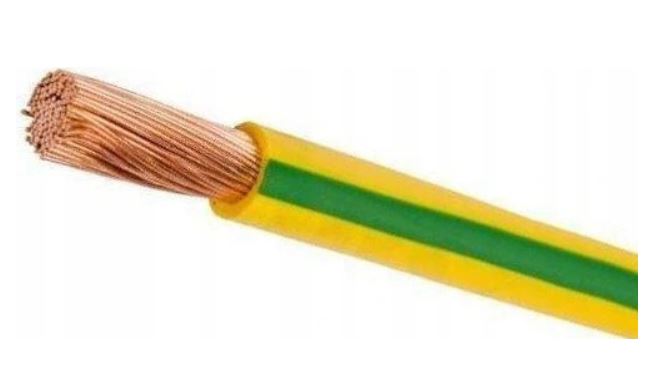 Câble LGY 16mm2 750V jaune-vert, câble souple