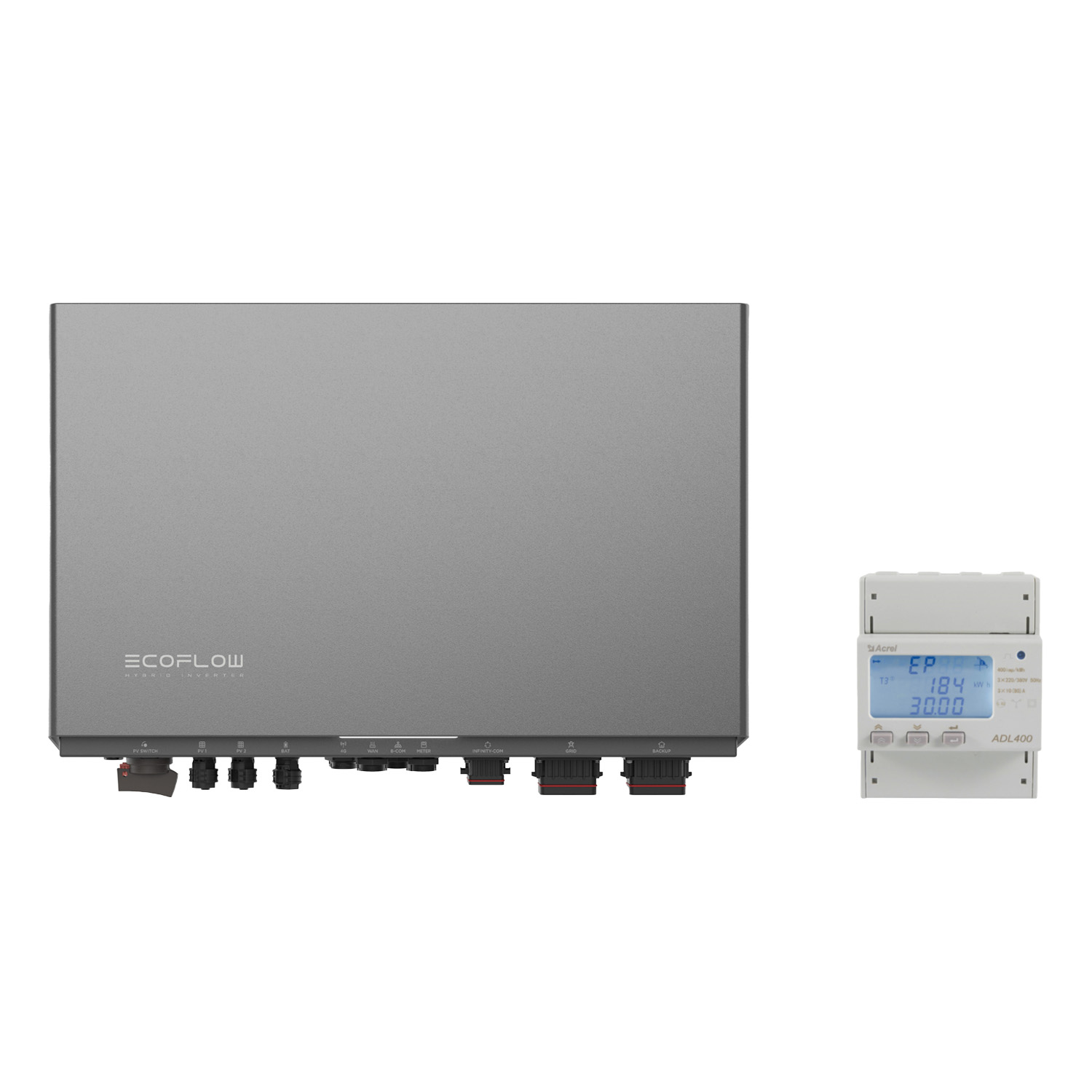 Onduleur - ECOFLOW - EF HD-P3-12K-S1 + Compteur EFA-ADL400-CT - hybride - haute tension